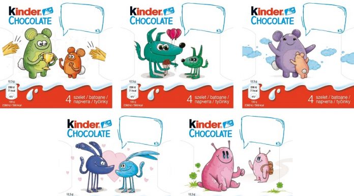 Originálna obrázková edícia Kinder Chocolate Originálna obrázková edícia Kinder Chocolate
