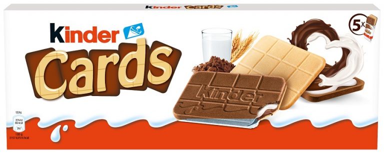 Oblátka plná kúziel Kinder Cards